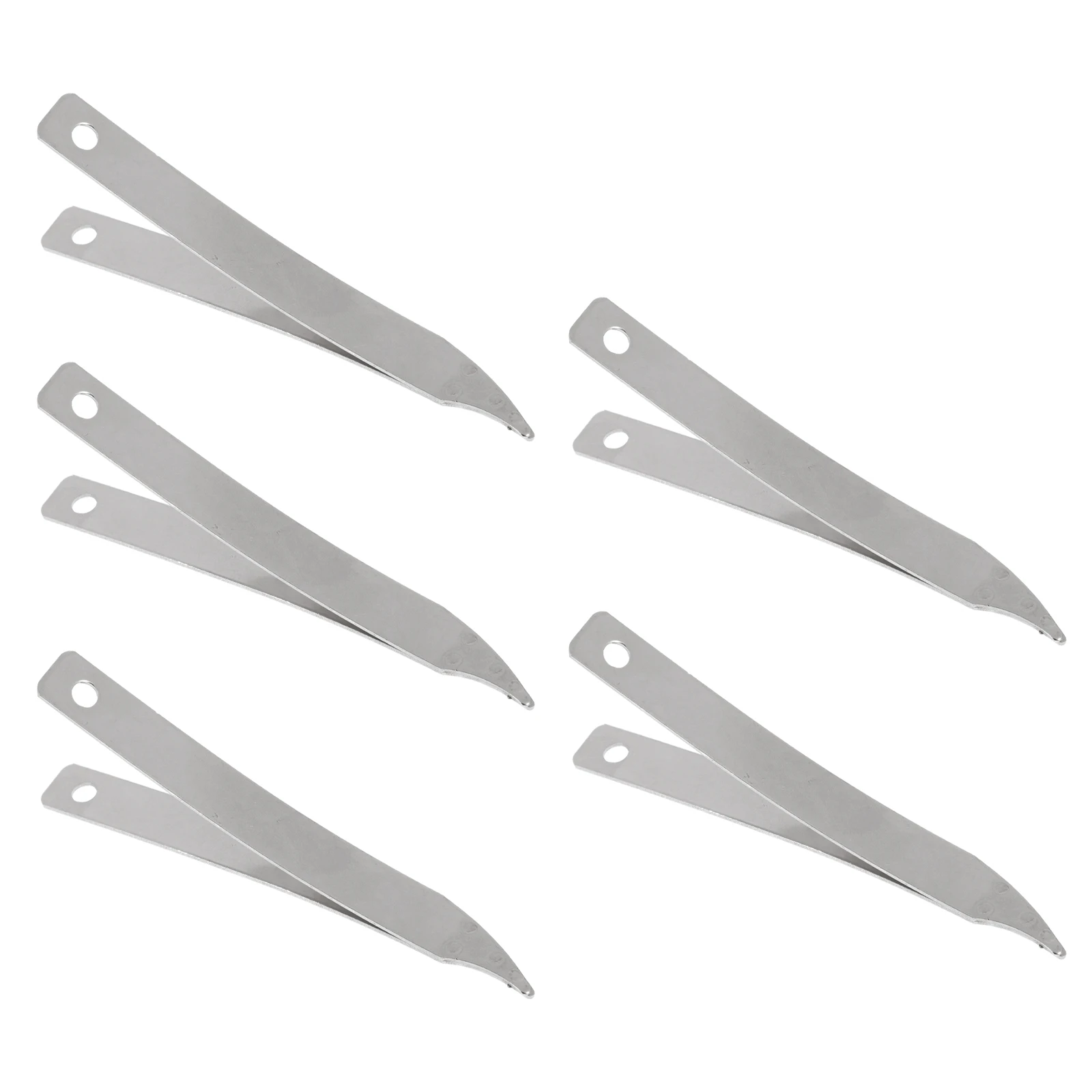 

5Pcs Needle Pullers Stainless Steel Ergonomic Long Lasting DIY Shoe Sole Making Tools Insole Accessories Silver