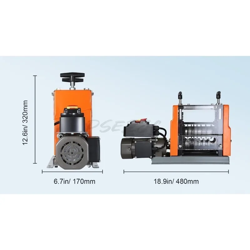 The New Electric Multi Pass Wire Stripping Machine Is Easy To Operate for Peeling and Cutting Waste Cables and Wires