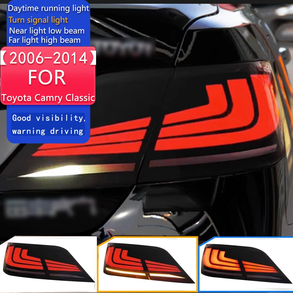 

Стайлинг автомобиля для Toyota Camry Classic задние фонари 2006-2014 светодиодный задний фонарь светодиодный DRL сигнальный тормоз задний ход автоаксессуары