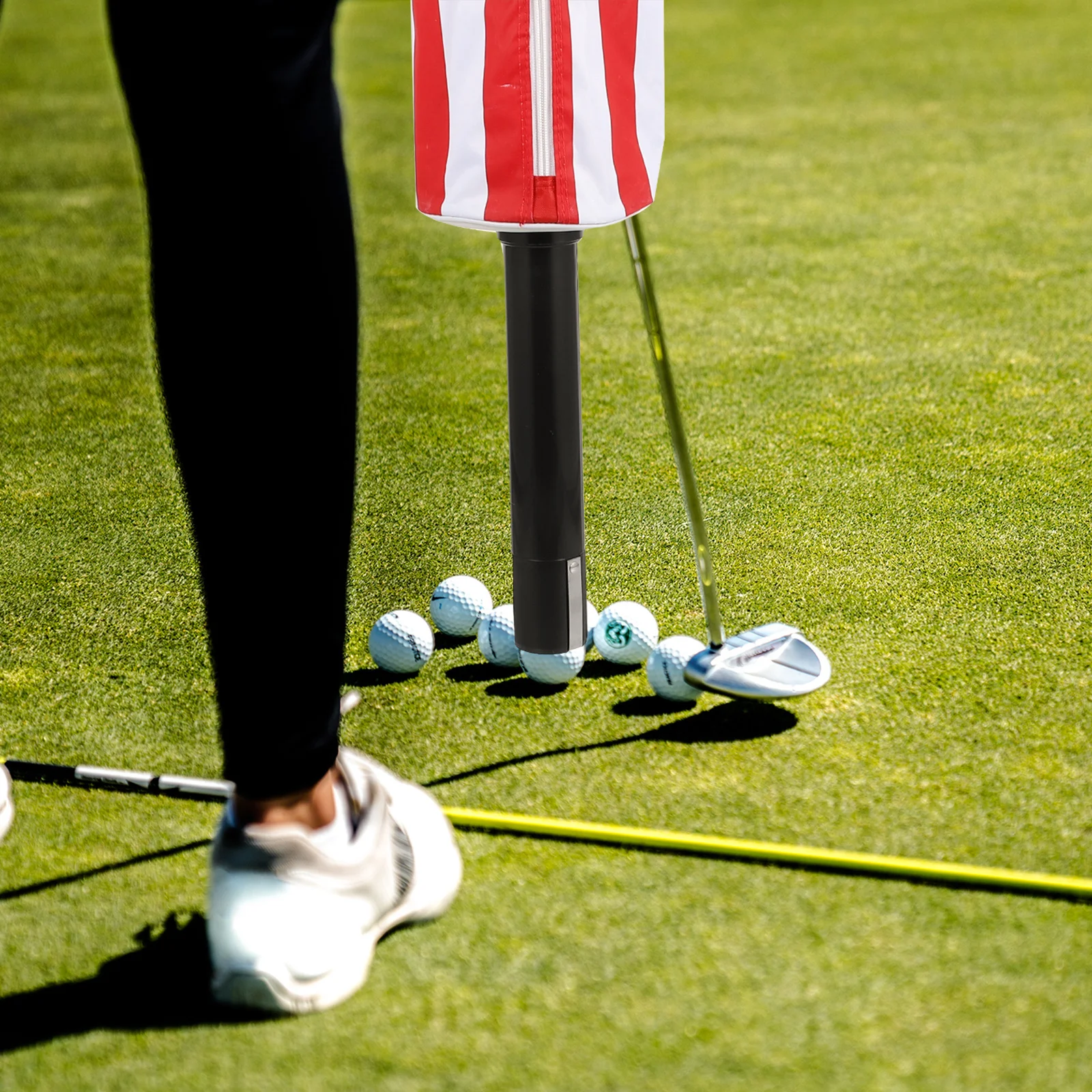 قطعة واحدة من منتقي الجولف خفيف الوزن ومتين وسعة كبيرة لممارسة أداة تجميع الكرة الدائمة الإبداعية #4