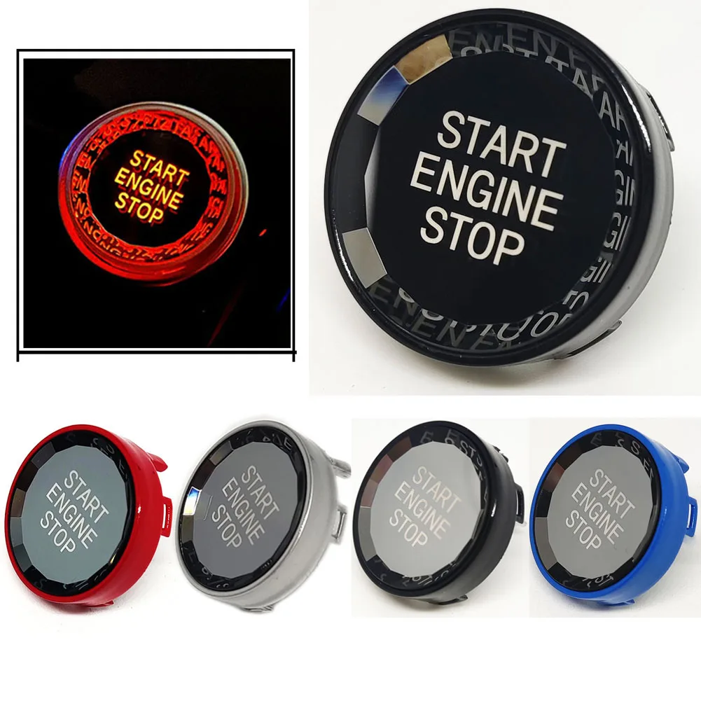 Motor START STOP Taste Zubehör für BMW X1 X5 E70 X6 E71 Z4 E89 1 3 5 Serie E90 E91 E92 E60 Auto Ersetzen Abdeckung