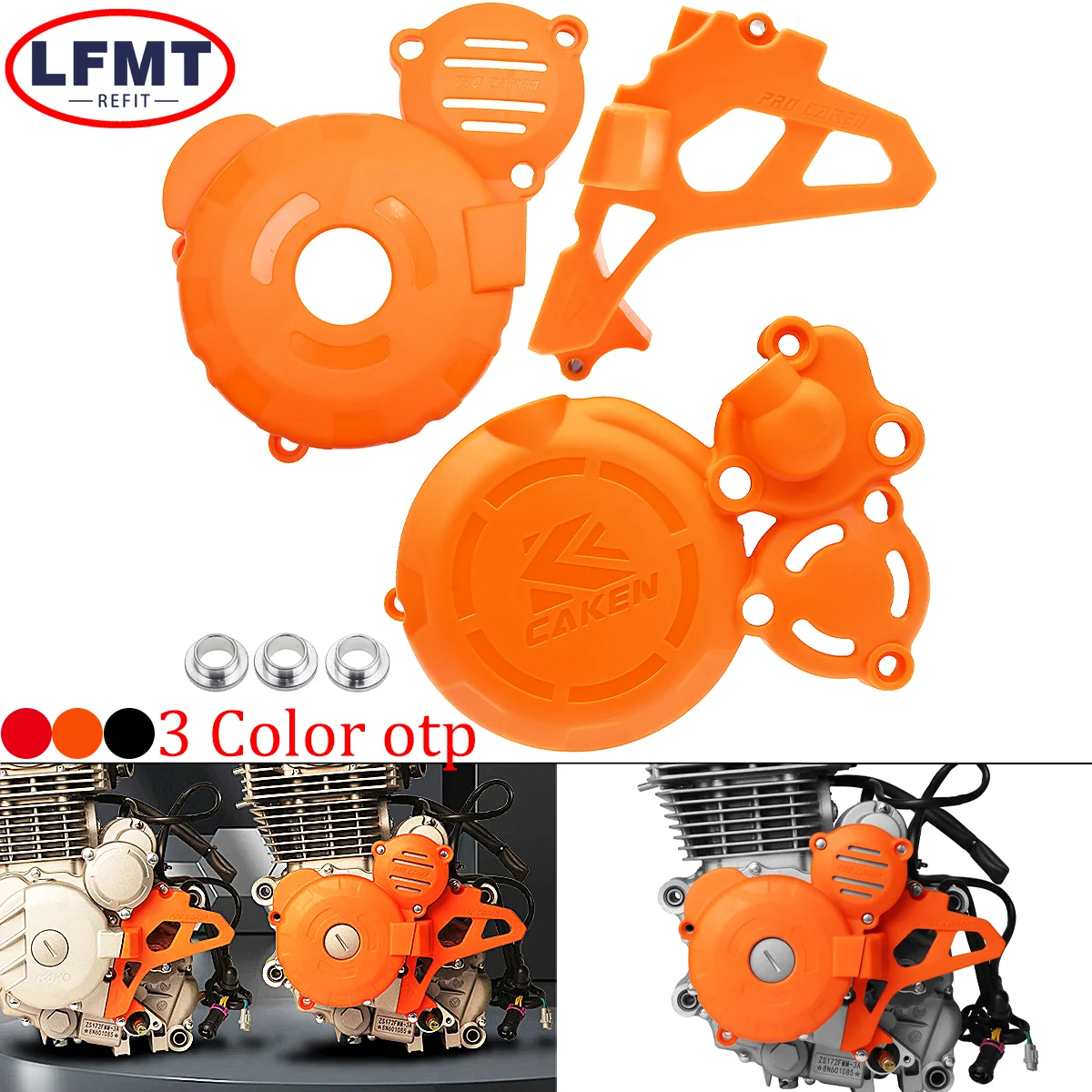 For Bosuer BSE M6 J1 X6 ZongShen 300cc CBS300 Motorcycle Magnetic Motor Clutch Driver Sprocket Engine Protection Cover