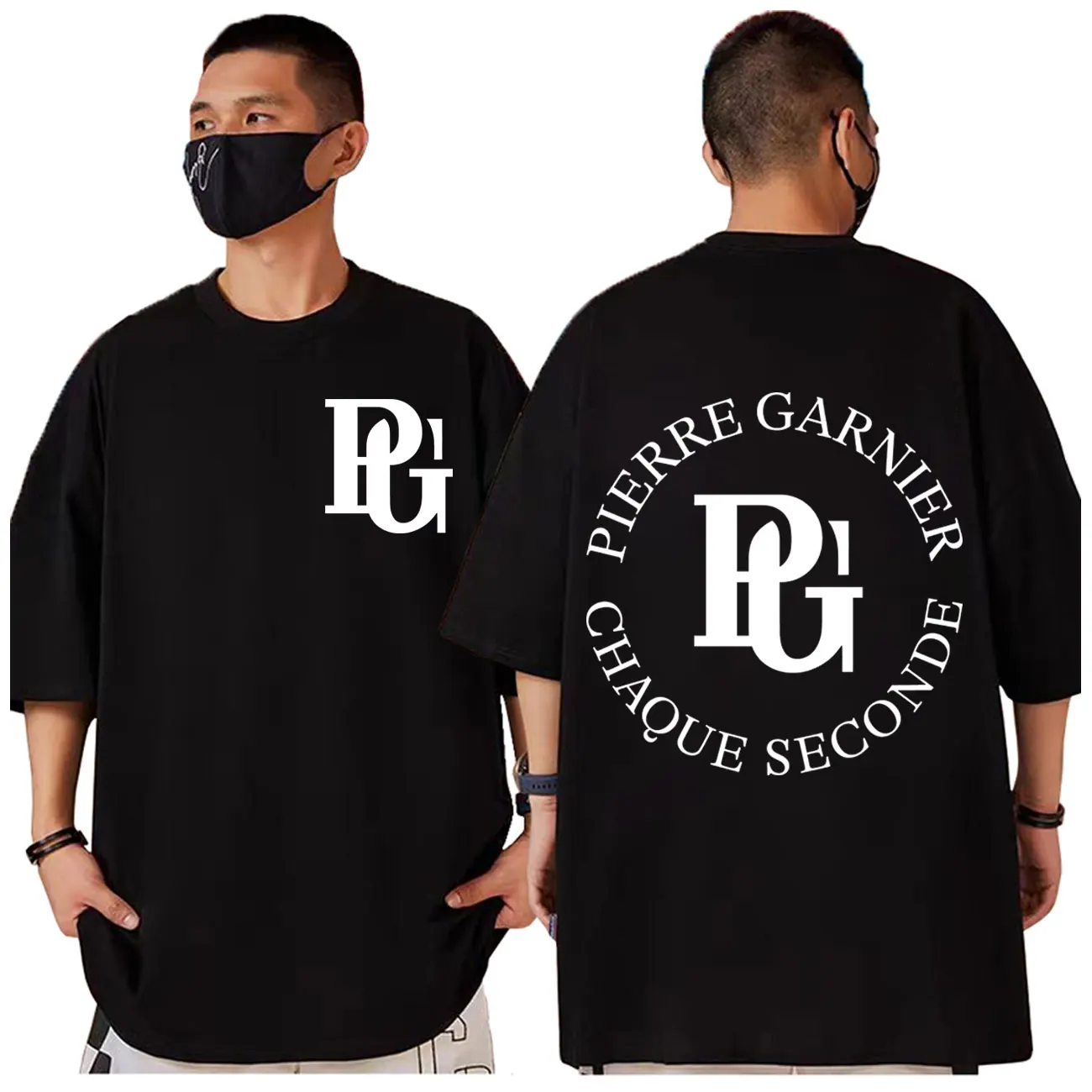 

Singer Pierre Garnier Chaque Seconde Album Merch T Shirt Men Women Hip Hop Fashion T-shirts Summer Casual Cotton T-shirt