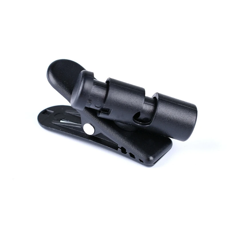 B2EF Управление кабелями для наушников 360 градусов вращающийся кабельный зажим Черный крючок для зажигания