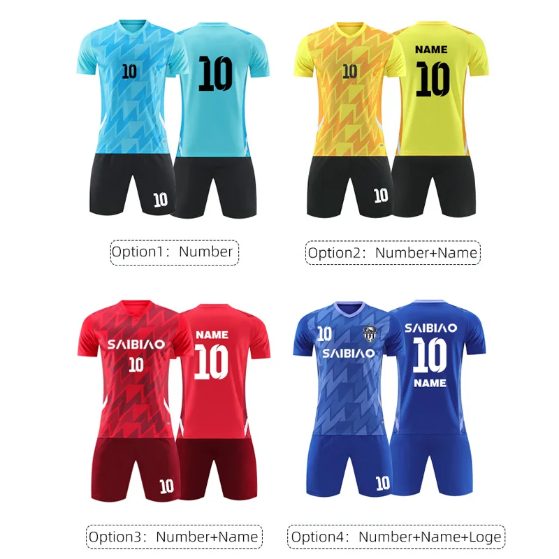 تخصيص الفانيلة الجديدة الكبار الاطفال أزياء كرة القدم قمصان فريق التدريب كرة الصالات الرياضية عدة التدريب رياضية الطفل الرياضة