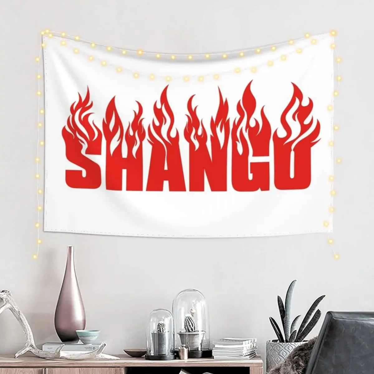 Shango Fuego 02 Tapestry Room Decore Aesthetic Decorative Wall Murals Decoration Room Tapestry