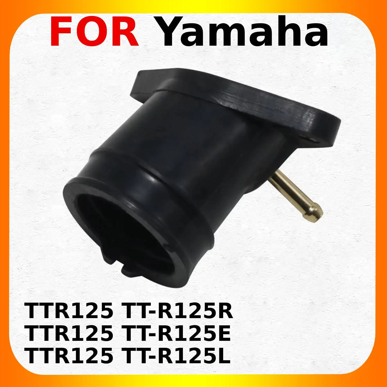 

Motorcycle Carburetor Intake Manifold Interface Adapter For Yamaha TTR125 TT-R125L TT-R125R TT-R125E TTR 125 5HP-13586-00 Parts