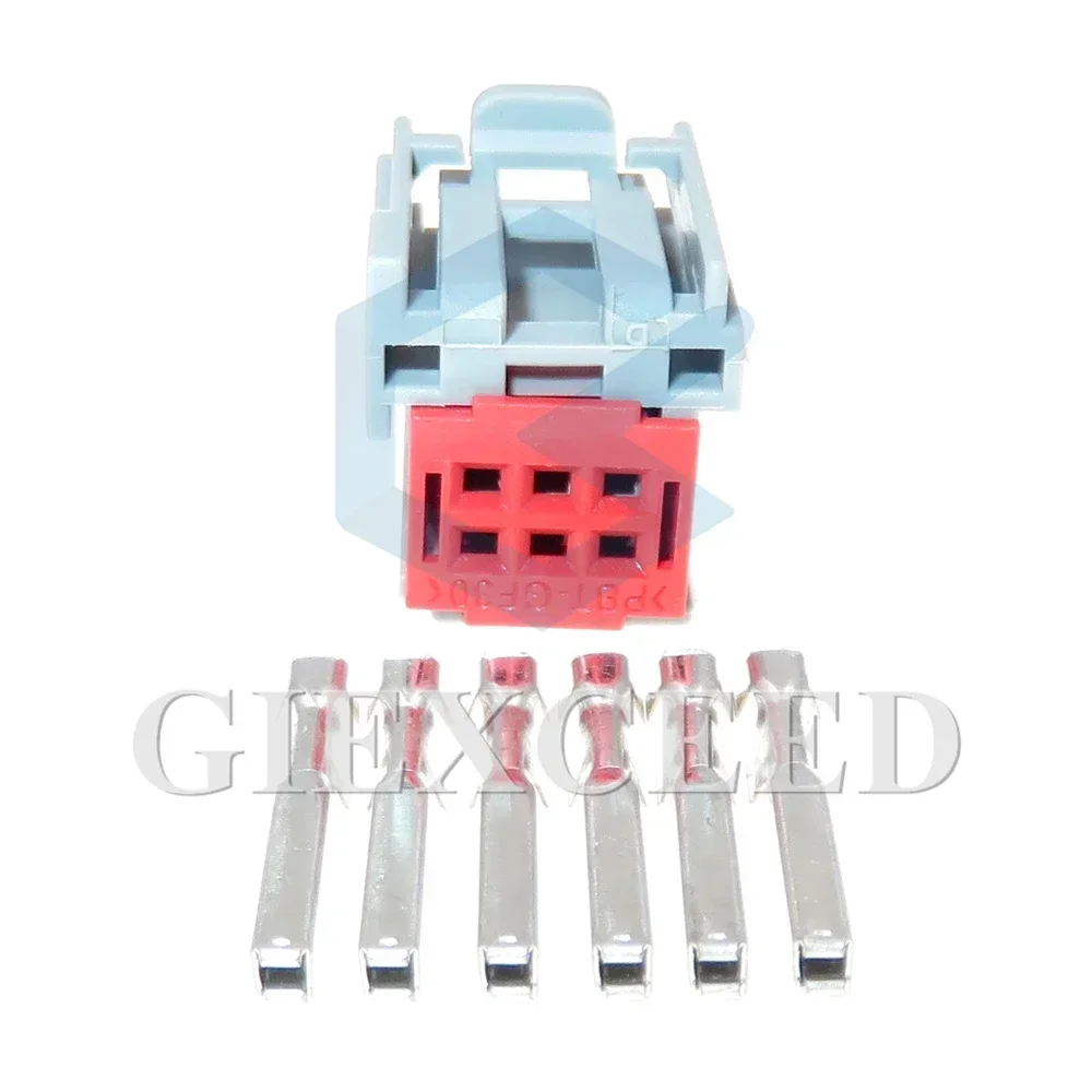 2 Sets 6 Pin Car Electric Wiring Connector 1 Series Automobile Socket Auto Wire Harness AC Assembly Plastic Housing Plug