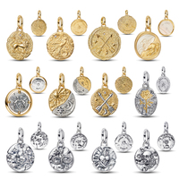 Hot Sale Guardian Series Love & Hope Charm Set Antique Coins Pandent Fit Original Pan Bracelet Necklace DIY Women Jewelry Gift