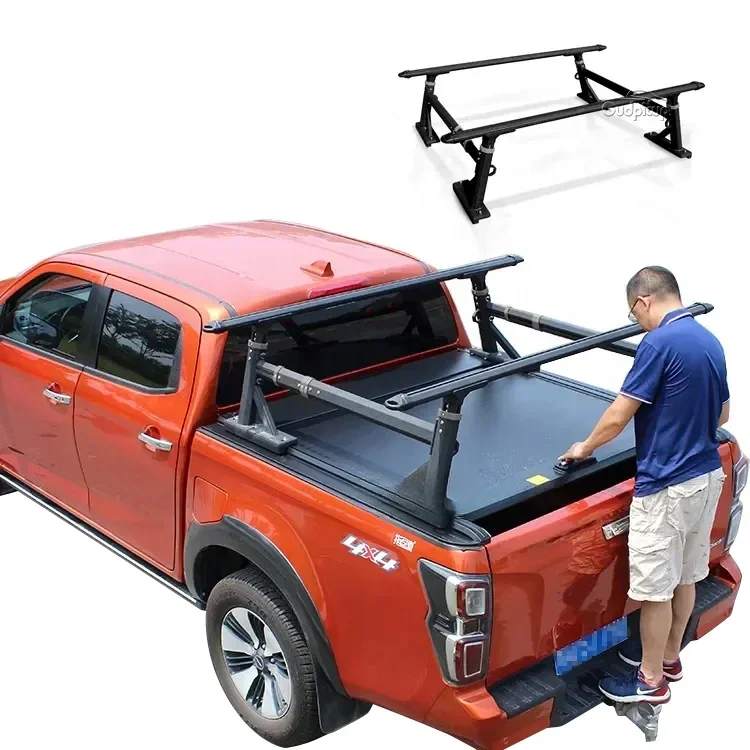 

Adjustable Cross luggage Bars Car Roof Racks Truck Roll Bar mitsubishi l200 for ranger t6 t7 t8custom