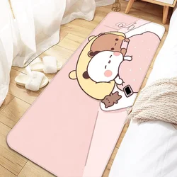 Cute Bubu and Dudu Door Mat Entrance Non-slip Doormat Washable Kitchen Carpet Living Room Hallway Rugs Bathroom Bath Door Mats