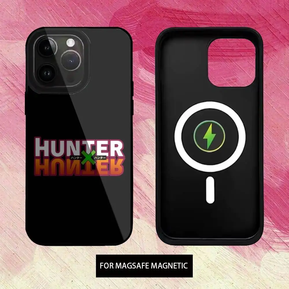 حافظة هاتف ترخيص Hxh Hunter X Hunter لهاتف iPhone17,16,15,14,13,12,11 Plus، Pro Max شحن لاسلكي Magsafe مغناطيسي
