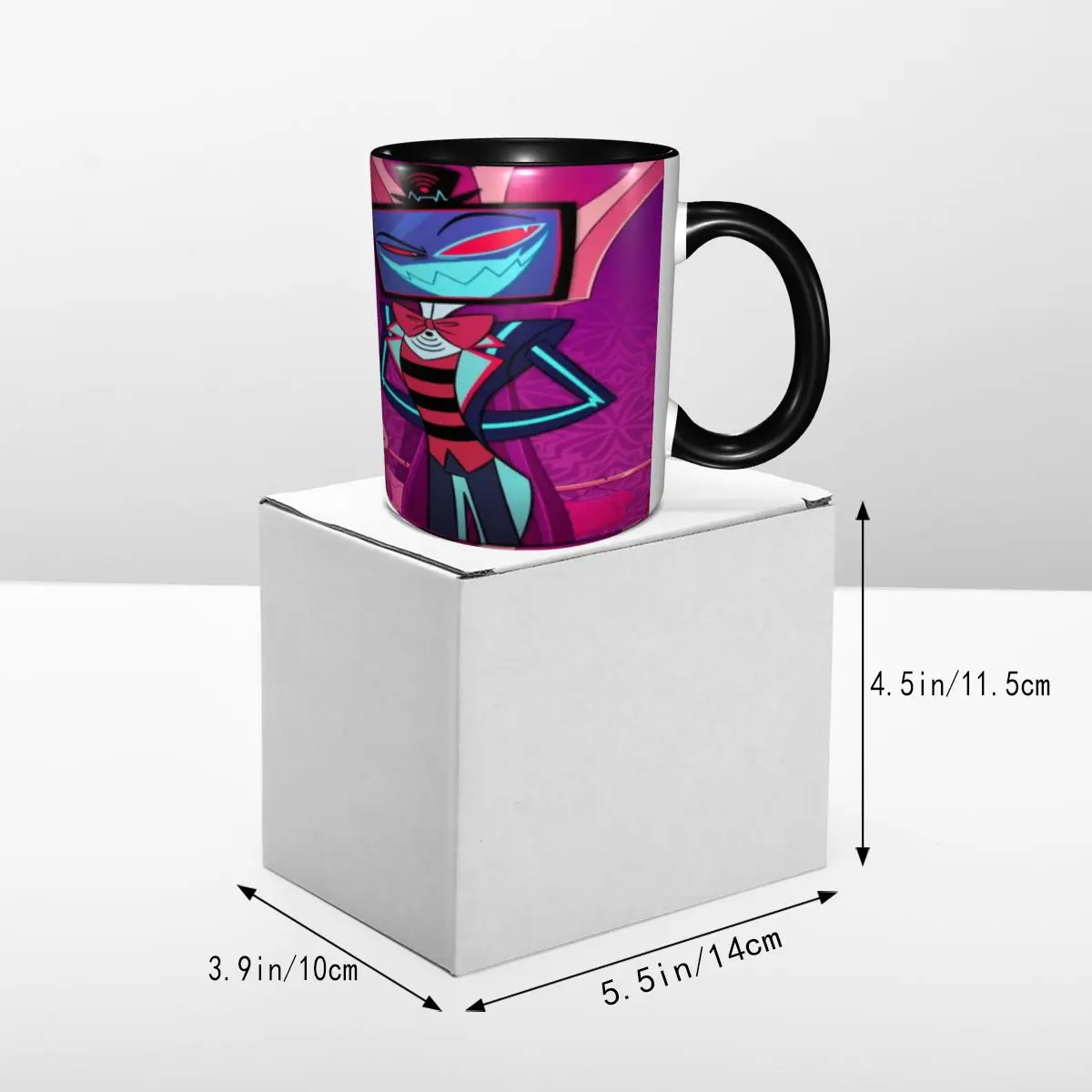 Hazbines Hoteles Alastor Vox 2 Coffee Mugs Fun Cup Gifts For Woman Man 5