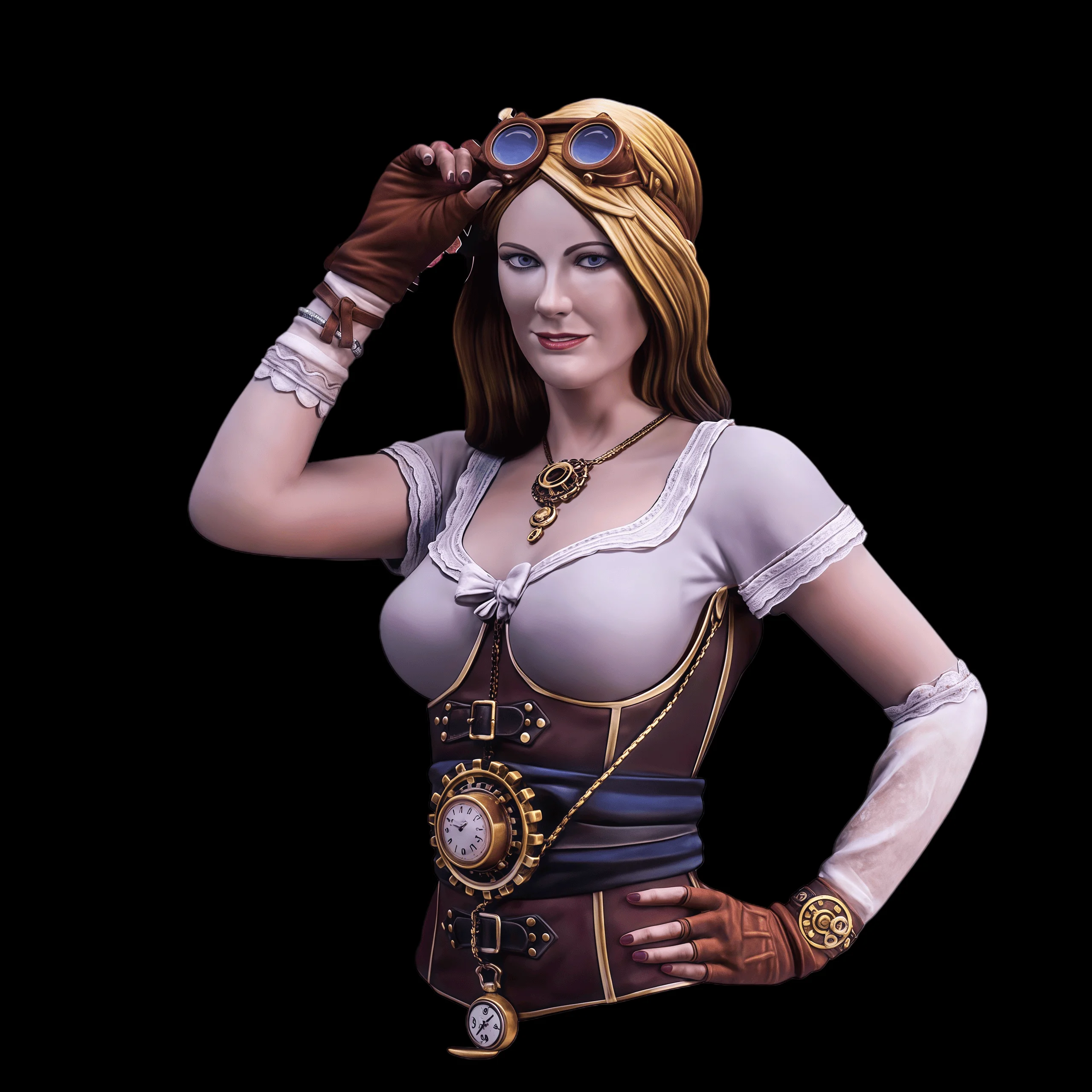 

1:12 Casting Resin Model Assembly Kit, GK,Female Warrior, Unpainted, Needs To Be Assembled