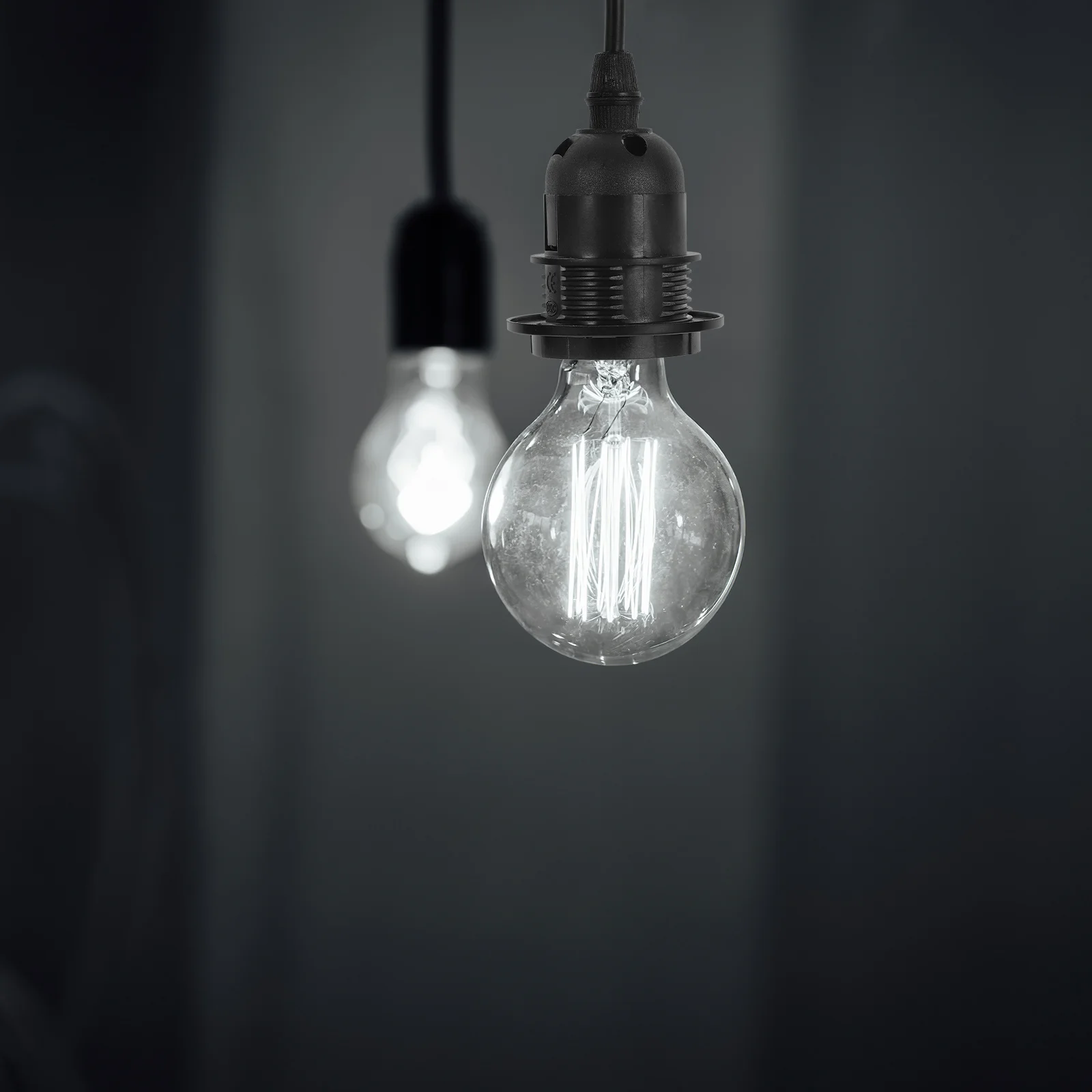 

E27 Lamp Holder Retro Pendant Light Socket Ceiling Lamp Holder Vintage Hanging Light Socket for Living Room Dining Room Bedroom