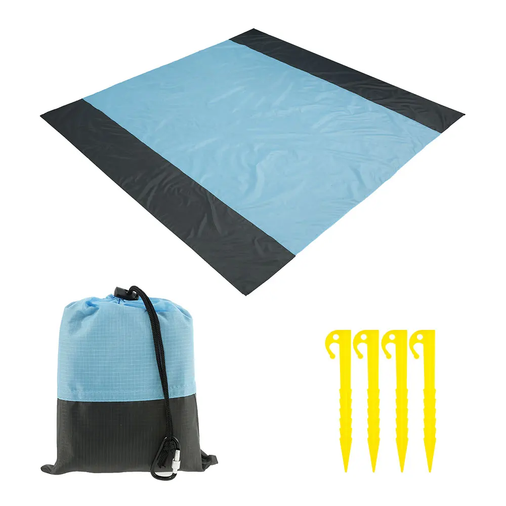 Portable Beach Blanket Pad Outdoor Picnic Camping Mat Rug Waterproof Oxford Cloth