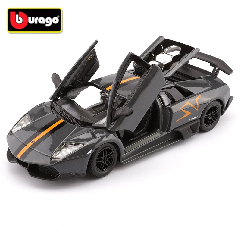 Bburago 1:24 Lamborghini LP670-4 SV Alloy Sports Car Model Diecast Metal Toy Vehicles Car Model Simulation Collection Kids Gifts