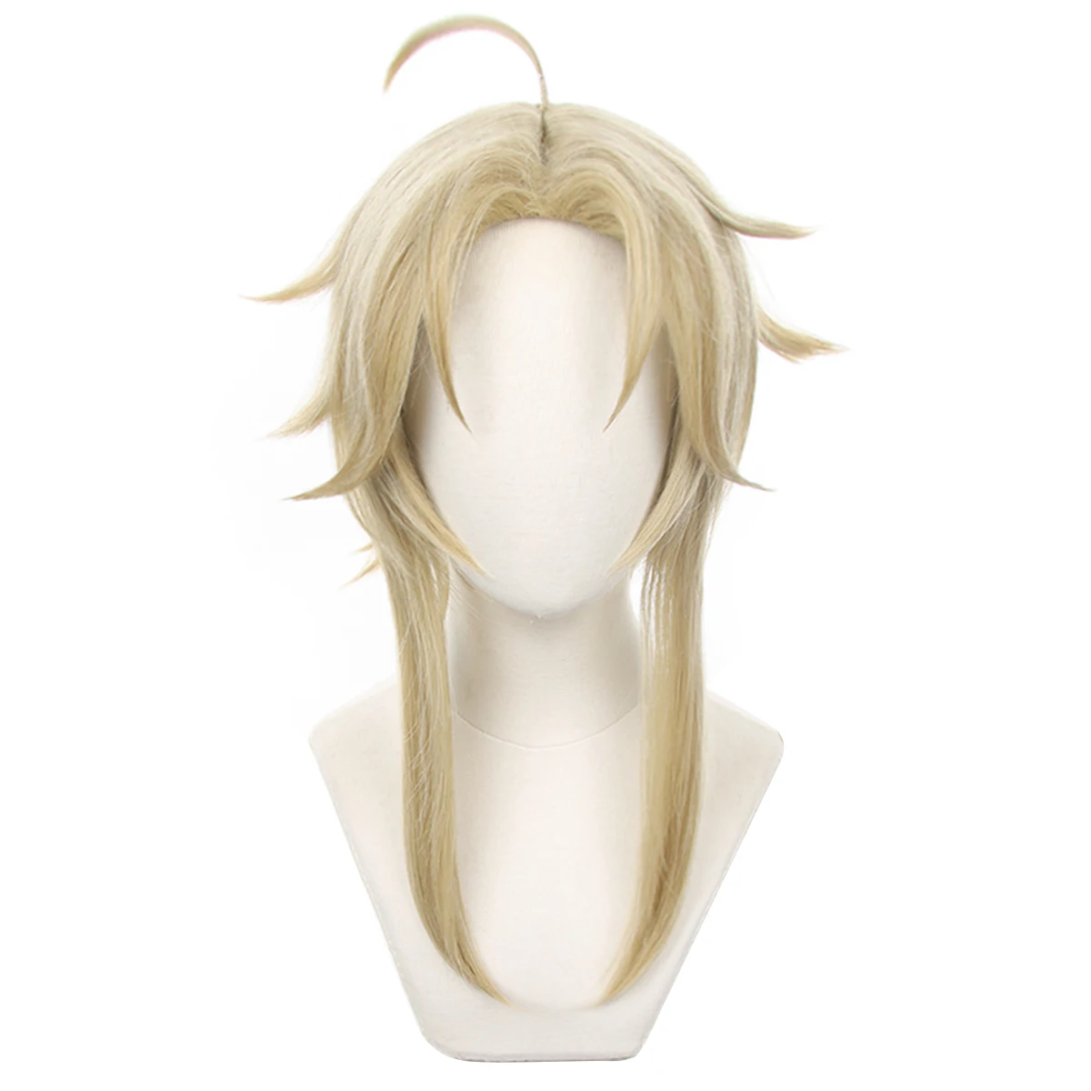 HOLOUN Honkai Star Rail Game Yanqing Cosplay Wig Rose Net Heat Resistant Synthetic Fiber Comb Hairpin Adjustable Halloween Party