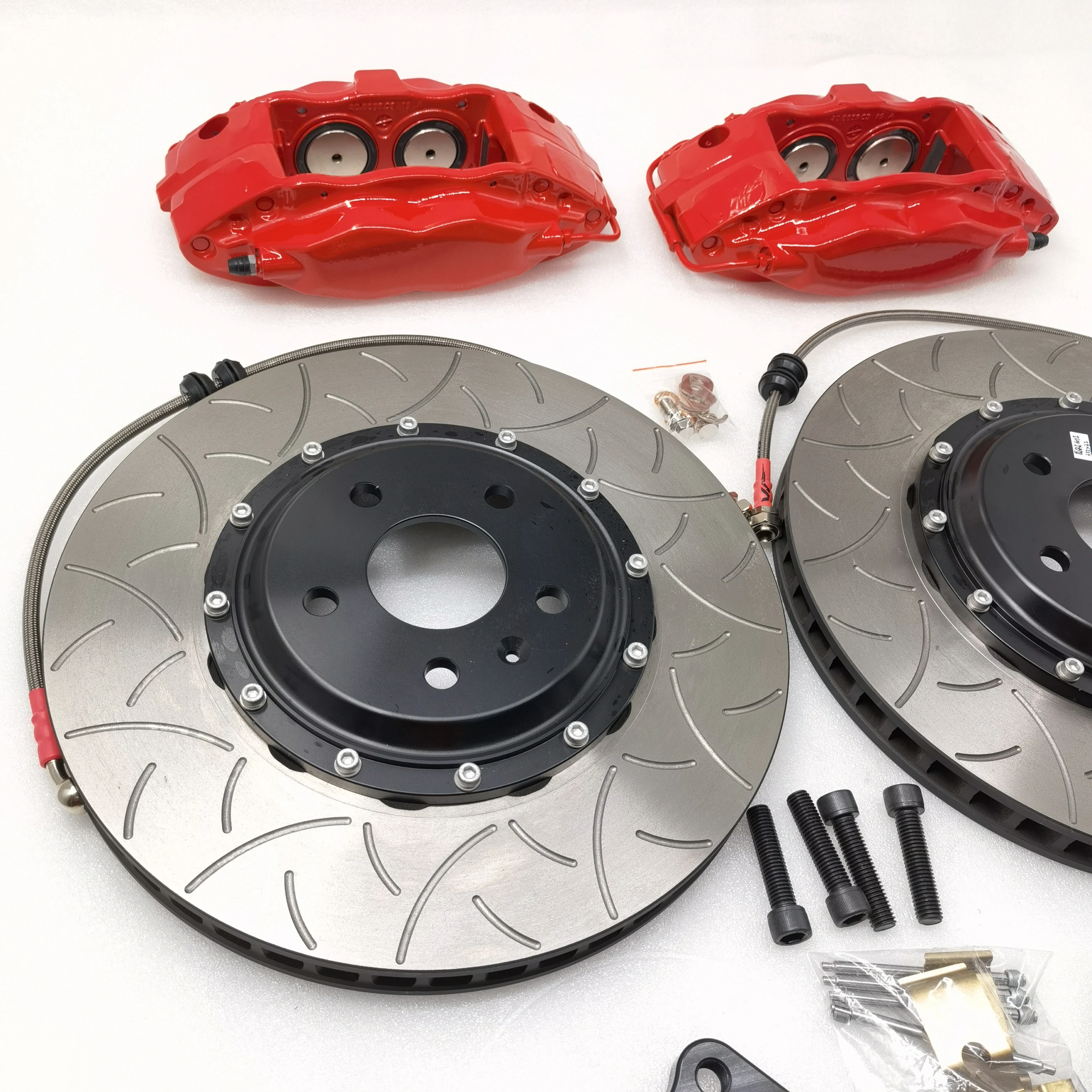 High quality F50 brake kit, equipped with 285-330mm brake discs, suitable for Ford Mustang, Tesla S Audi A4/A5/A6/Q3/Q5, BMW