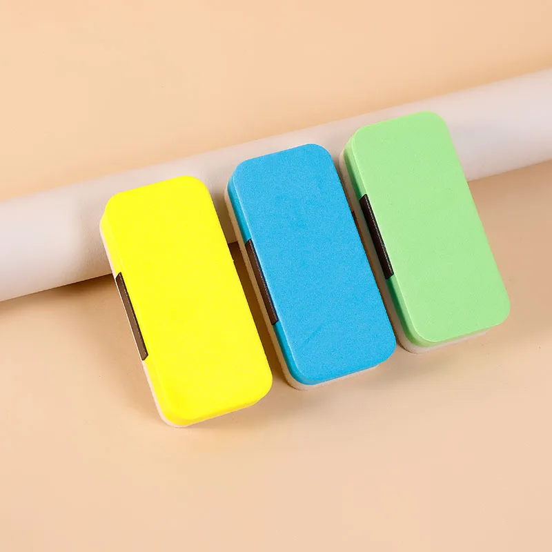 5 Pcs Magnetic Adsorbable Sponge Blackboard Whiteboard Eraser