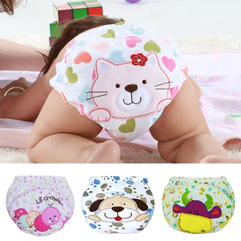 

BabyPotty Training Pants Baby Diapers Reusable Cloth Diaper Nappies Washable Infants Children Underwear Nappy Changing