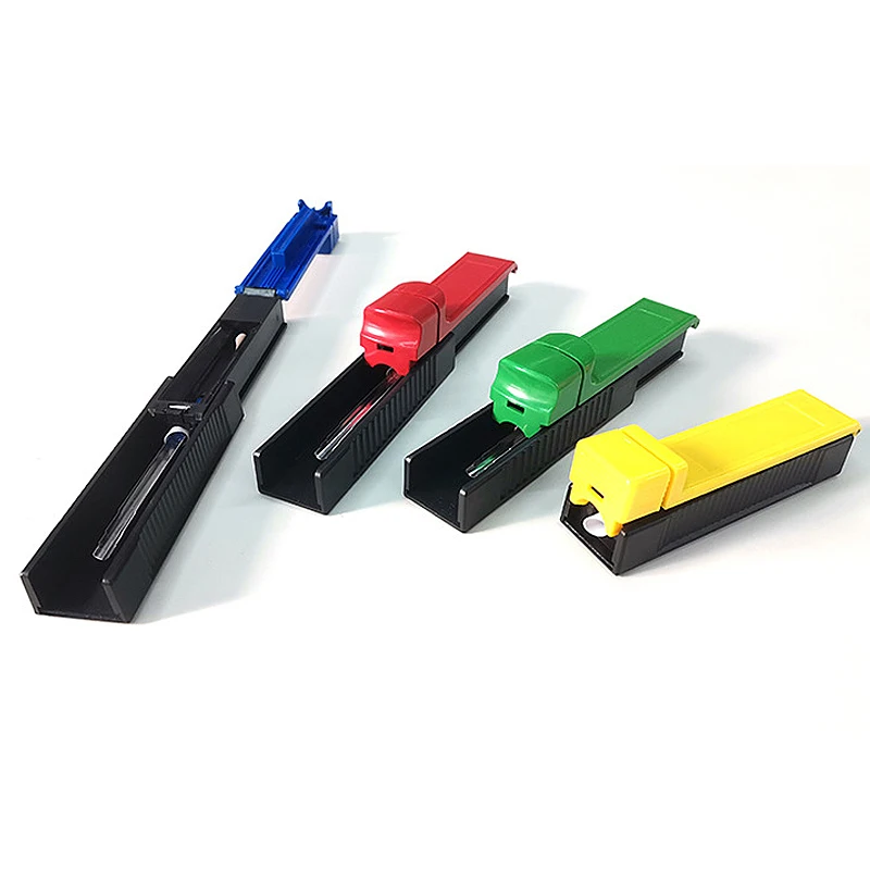1pc Single Tube Cigarette Filling Roller Maker Manual Cigarette Tobacco Rolling Machine Smoke Injector Smoking Useful Gadgets - view 3