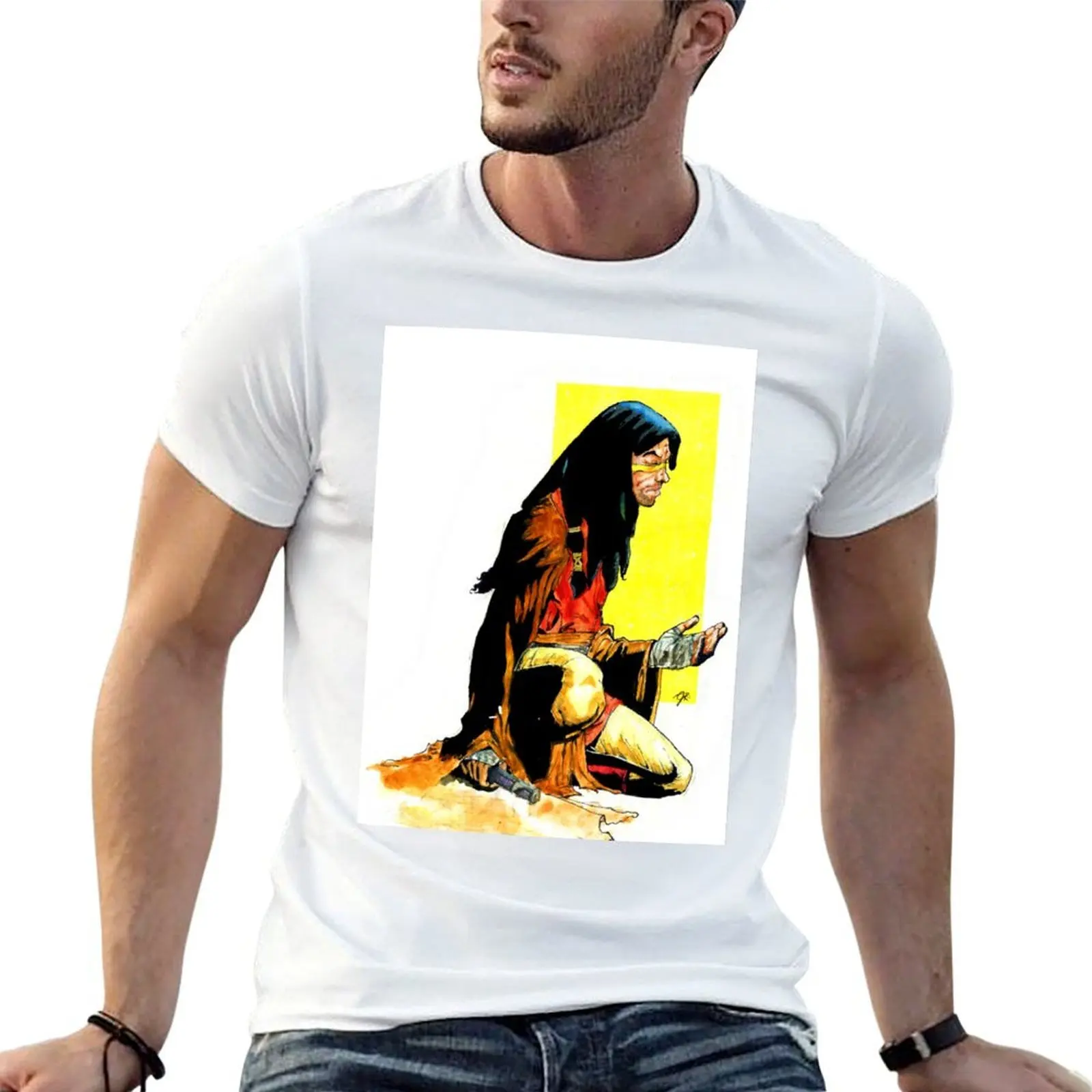 

Quinlan Vos T-Shirt black cotton t-shirt plain for man package men t shirt cotton 100% T-Shirt