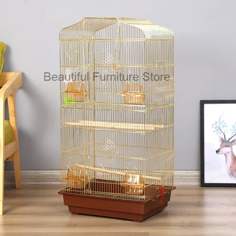 

Outdoor Pigeon Bird Cages Breeding Large Canary Budgie Stand Bird Cages Parrot Feeder Jaula Pajaros Grande Pet Products YY50BC