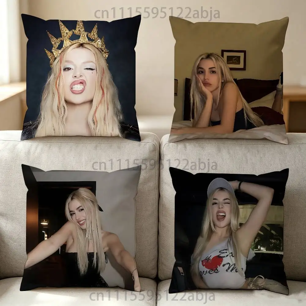A-Ava Max Throw Pillow Cover Home Decor Art Design Decor Pillowcase Cushion Cover for Bed Sofa Living Room, Indoor and Outdoor
