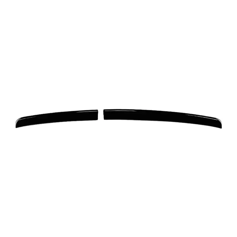 2 stks/partij Hoge Kwaliteit ABS Spoiler Voor VW Volkswagen Caddy Mk5 Vooruit STX 2021 + Achtervleugel Glanzend Zwart Carbon fiber Look Body Kit