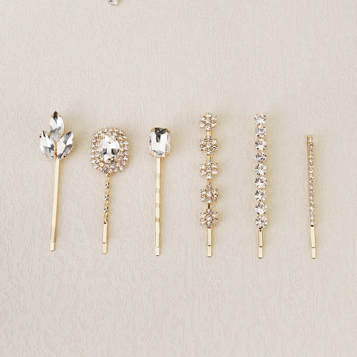 Upscale Luxurious Crystal Zircon Hair Clip Temperament Elegant Wild Hair Pins Leisure Prom Street Beat Personality Retro Hair