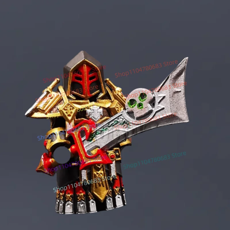 Moc blocos de construção mini figura julgamento guerreiro montagem modelo ornamento dos desenhos animados anime acessórios presente brinquedo coleção