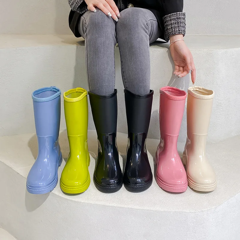 Water Boots for Woman Rain Shoes Fashion Galoshes Women Waterproof Rubber Boots Fishing Working Shoe Footwear Botas Para Lluvia