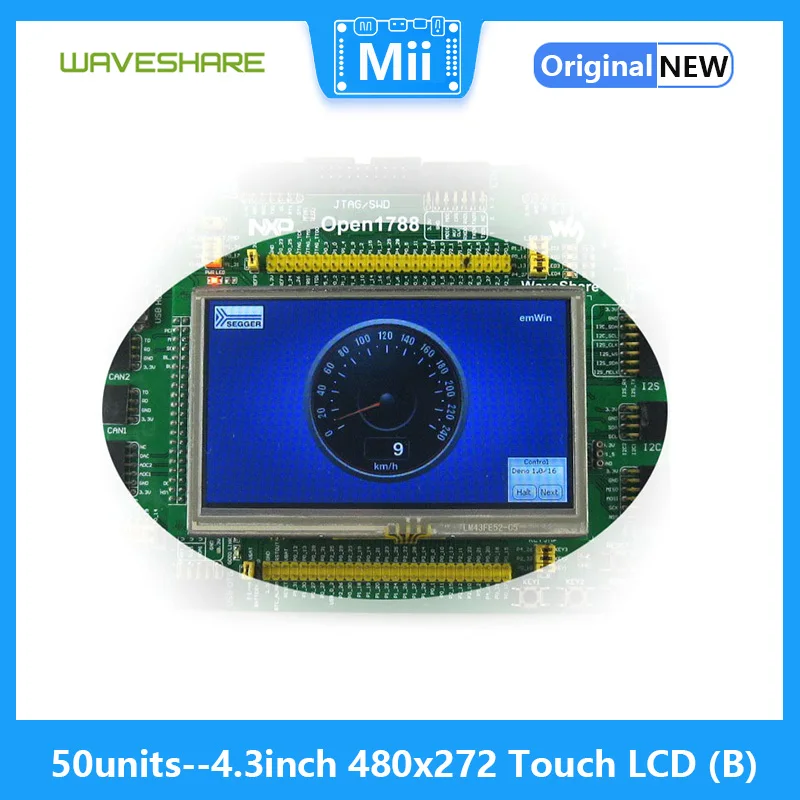 50units--4.3inch 480x272 Touch LCD (B) # 4.3''  LCM TFT Display Touch Screen Module Graphic LCD Display Module