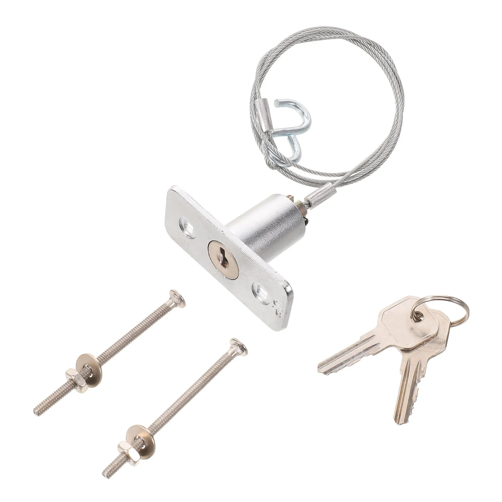 1Set Garage Door Emergency Cable Disconnect Lock Manual Disconnect Lock Kit Zinc Alloy Security Solution for Sectional Overhead