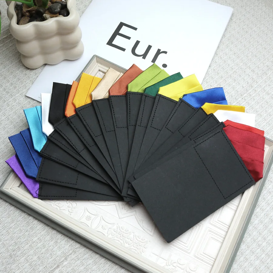 Colorful Solid Color Formal Pocket Towel Non Folding Suit Chest Towel Simple and Portable Square Towel Business and Leisure