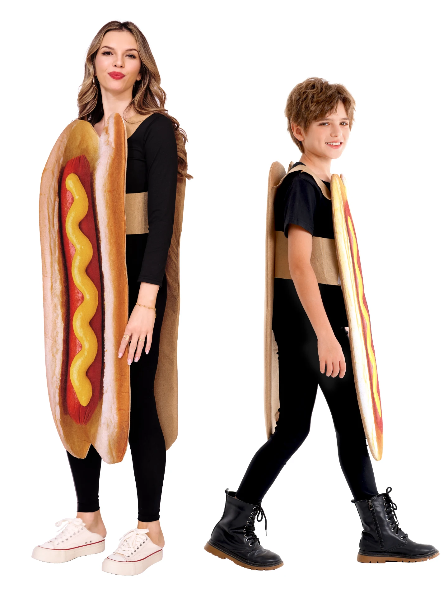 

Креативный одинаковый костюм на Хэллоуин для выступлений, крутой наряд для хот-догов, одежда для выступлений на сцене из полиэфирного волокна