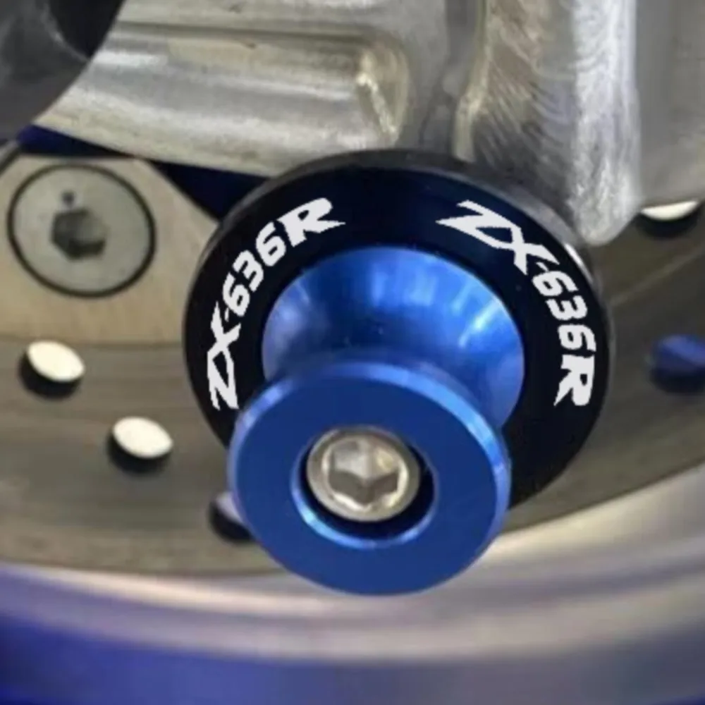 

10MM Motorcycle FOR KAWASAKI ZX636R ZX 636R 2000-2023 2022 2021 Swing Arm Stand Screw Swingarm Spools Sliders Accessories 2020