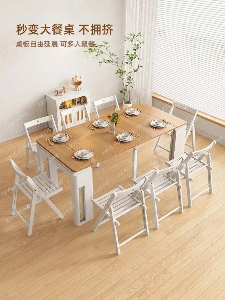 

WWСкладной обеденный стол, сервант, встроенная маленькая квартира