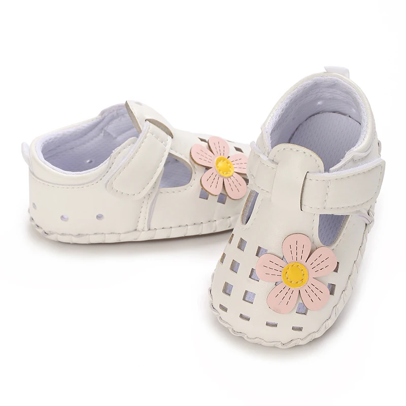 Girls Casual Cute Solid Color Sandals Breathable And Non Slip Walking Shoes For Spring And Summer