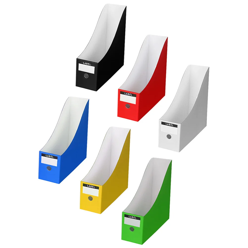 6 pezzi portadocumenti colorato portadocumenti da tavolo affidabile portadocumenti da ufficio per libri, file, riviste, documenti