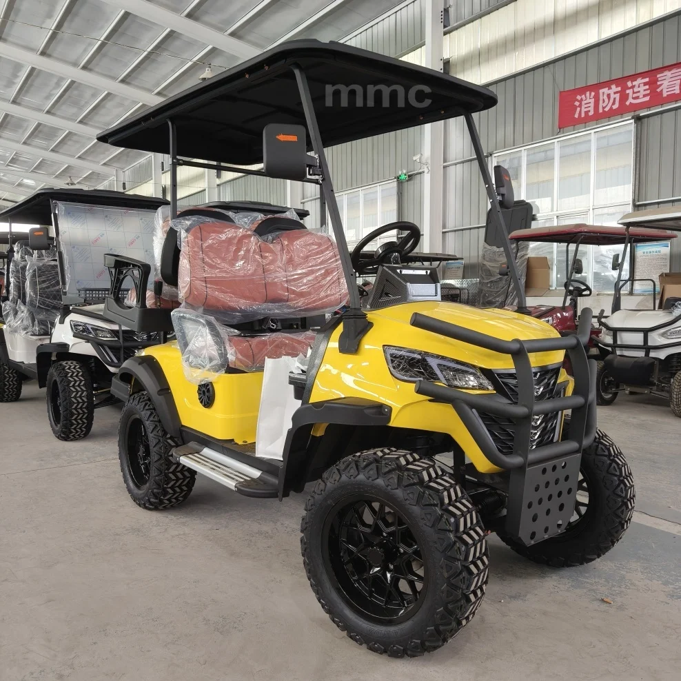 عربات الغولف الشمسية مع شهادة CE بطارية ليثيوم جديد خمر/الكلاسيكية 2/4/6 مقاعد عربات الغولف أربع عجلات عربة الغولف الكهربائية #3