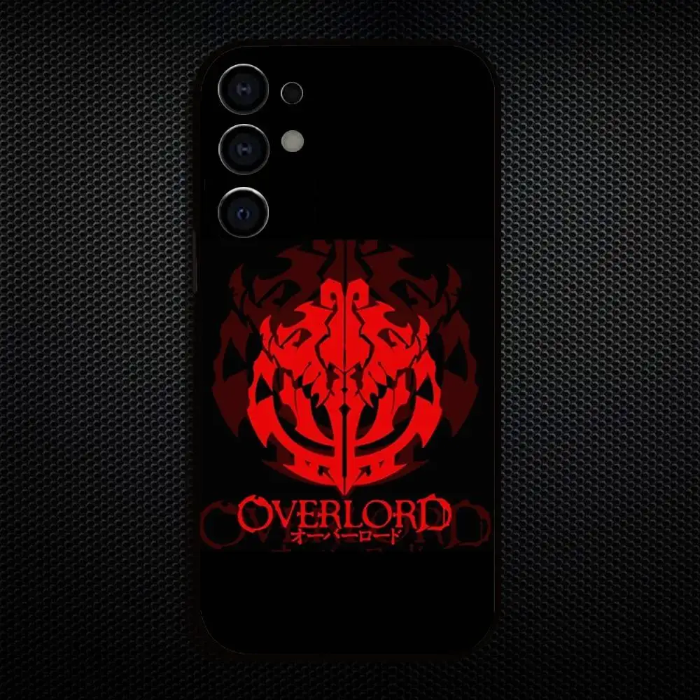 T-De O-Overlord Telefoon Case Voor Samsung S25,S24,S21,S22,S23,S30,Ultra,S20,Plus,Fe,Lite,Note,10,9,5G Zwarte Cover