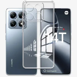 For Xiaomi 14T Pro 5G 2024 cases clear protect soft silicone phone case For Xiomi 14tPro clear shockproof back cover Funda gel