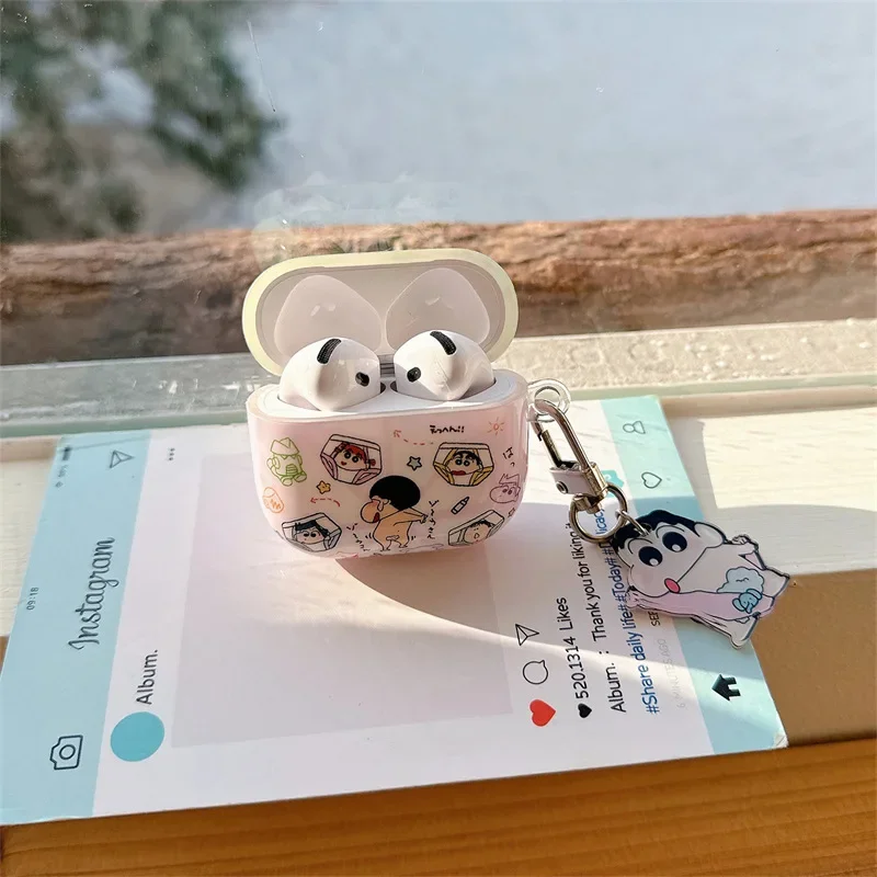Cute Bathing Boy Case for AirPods 4 Airpod 1 2 3 Pro Pro2  Bluetooth Earbuds Charging Box Protective Earphone Case Cover