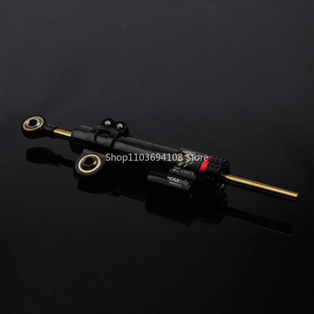 Motorcycle Scooter Modified Carbon Fiber Damper Directional Damper Direction Buffer Anti-Swing Head Balance Bar