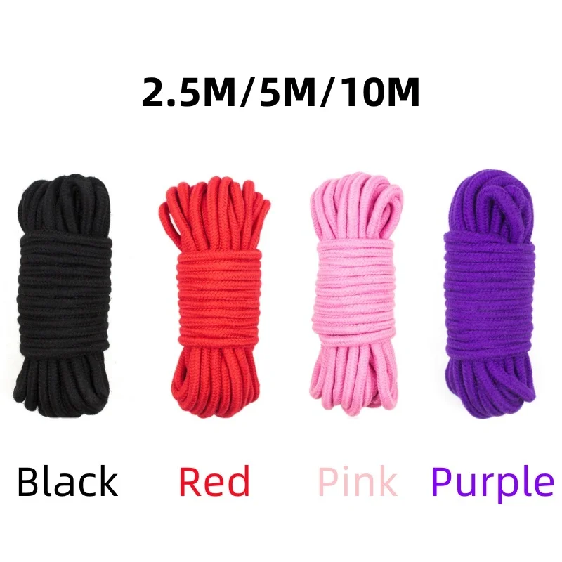 Exotic Shibari Accessory of Handcuffs Bondage Rope for Men Women Fetish Bdsm Slave Role Play Binder Restraints Touch Tie Up Fun