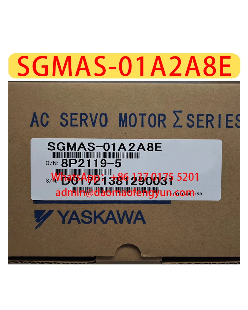 

SGMAS-01A2A8E Brand New Servo Motor Original Genuine，Fast shipping，SGMAS 01A2A8E