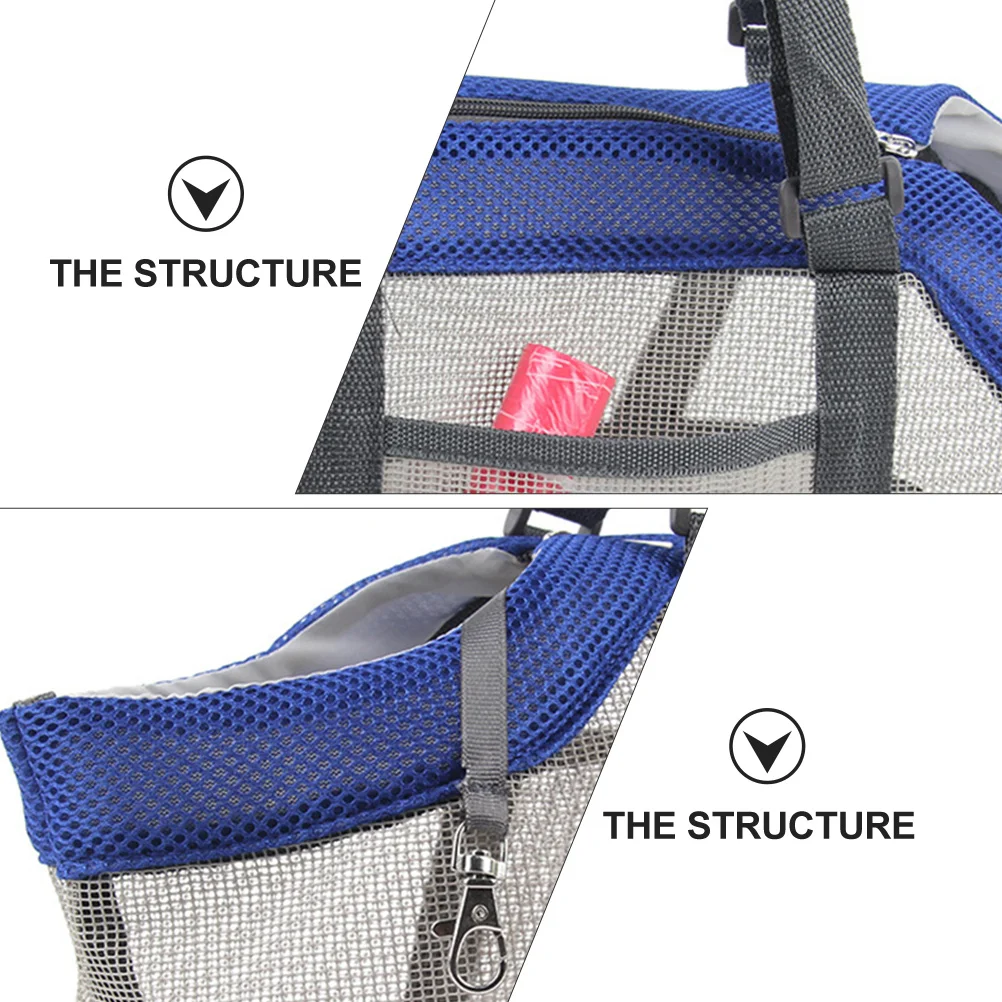 حقيبة الحيوانات الأليفة تنفس شبكة كبيرة جرو حقيبة سفر للكلاب الصغيرة في الهواء الطلق حقيبة يد القط الناقل للطي الكلب الناقل لرحلة التخييم