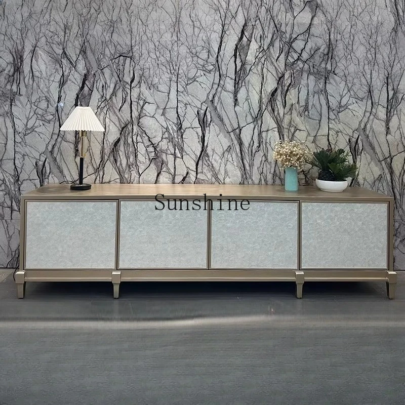 

French light luxury TV cabinet modern small apartment simple living room cabinet